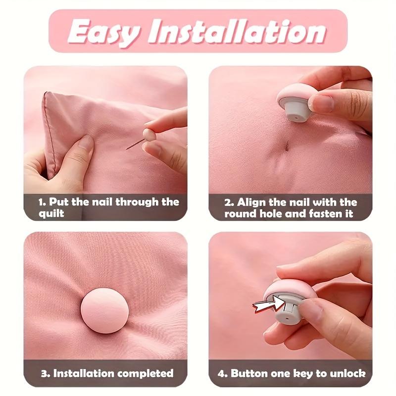 12 Pack Reusable and Removable Bed Sheet Fasteners - Anti-Slip Clips for Secure and Comfortable Sleep