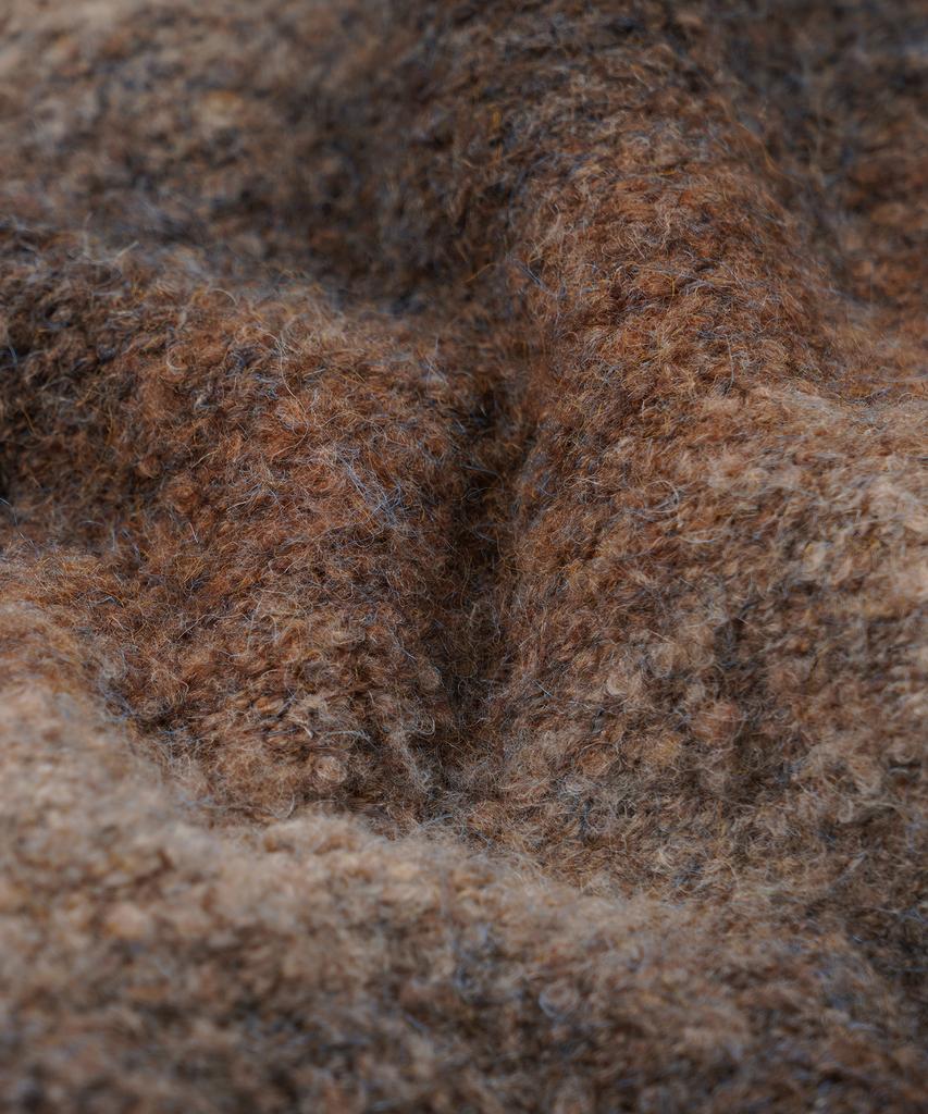 FRIZMWORKS Gradation Boucle Knit _ Brown