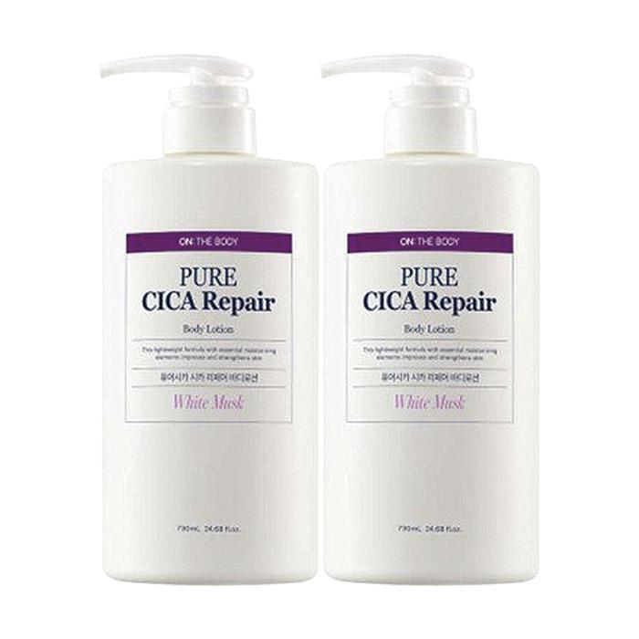 ON THE BODY Pure Cica Body Lotion White Musk 730ml x 2 (19345809)