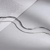 Classic Couple Bracelet for Men Women Valentine's Day Gift Fashion Snake Bone Bracelet Silver Color Stainless Steel Jewelry
