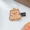 Cute Capybara Hairpin Waterproof Animal Barrettes Funny Cartoon Duckbill Clip  Women