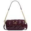Hailey 20 Embossed Flap Bag Women Shoulder Bag Deep-Burgundy CCE12-IMORX