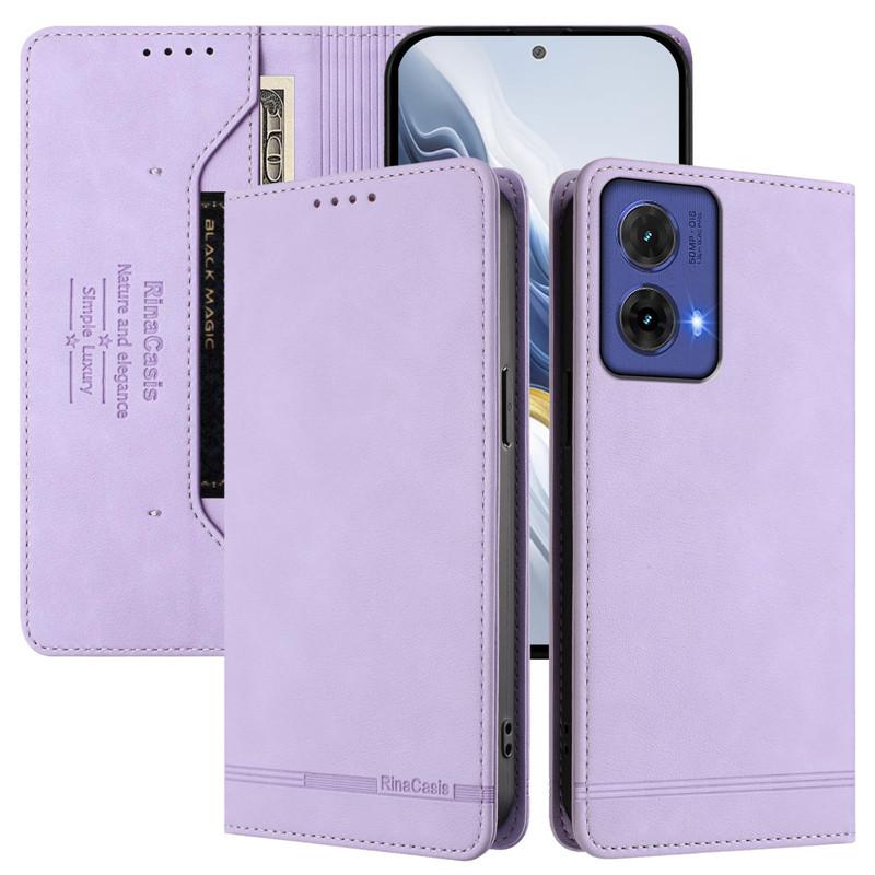 Leather Retro Anti-theft Wallet Flip Case For Motorola MOTO G85 G75 G45 G55 G35 5G G15 Power G05 Phone Cover Magnetic Hasp Card