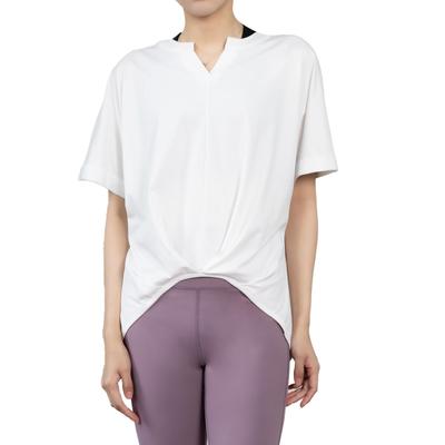 Yoga Short Sleeve Sports Cooling Long Popular Top for Solid Cool To the Stylish and Perfect for Spring and Summer [iito.seasons] Women's Wear,