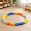 8 Pieces Curved Balance Board with Textured Textures Wobble Rocker Toy
