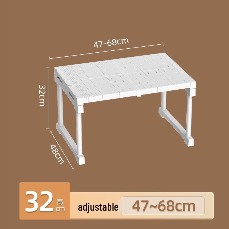Retractable Wardrobe Partition: Layered Shelf & Shoe Cabinet Organizer