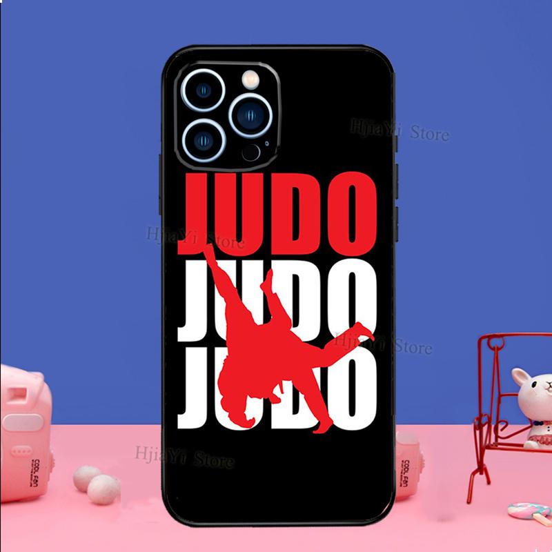 Judo Phone Case For iPhone 16 15 12 13 Mini 11 14 Pro XS Max Plus X XR Silicone Cover