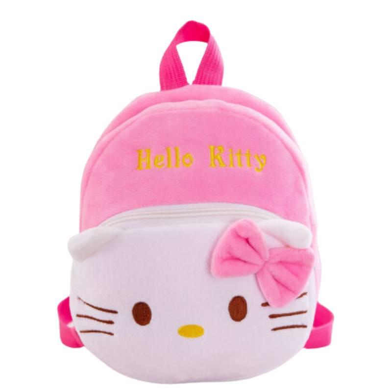 Cute Baby Children Plush Backpack Cartoon Anime Korean Version Kindergarten Early Education Shoulder Bag Anti-theft Shockproof 20*25cm