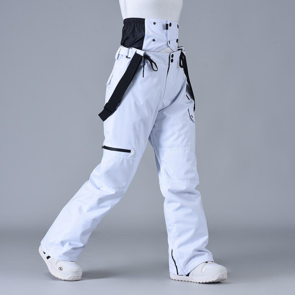 Techwear Style Wearproof Windproof Waterproof Breathable Ski Pants Overalls Man Woman Winter Thicken Warm Snowboarding Trousers