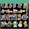 Mario 100pcs Super Bros Princess Kawaii Notes Stickers Laptop Bikes Waterproof
