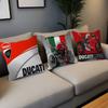 D-Ducati Motorcycle LOGO Cushion Cover Inches Farmhouse Decor Home Throw Pillow Covers for Couch Decorations