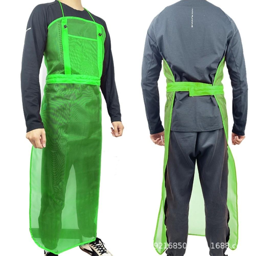 Фартук с карманами для садоводства Легкий садовый рабочий костюм Прочный фартук с полной защитой Обрезка зелёный