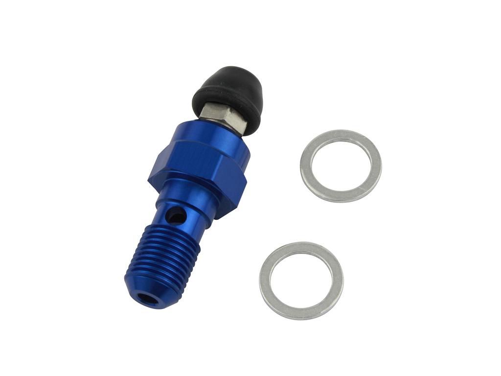 POSH FAITH Motorcycle Supplies Earl's Air Free Bolt 1.00S (Blue)