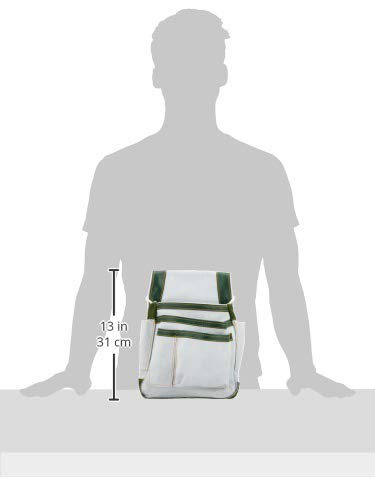 SK11 Leather Gusseted Nail Pouch, Heat-Resistant Cowhide Leather, SMK-320, White