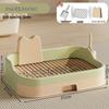 Lilang Extra Large Anti-Splash Dog Potty with High Fence