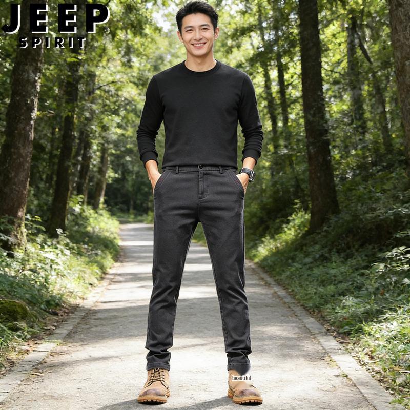 

JEEP SPIRIT Men s Thermal Lined Business Casual Trousers 32