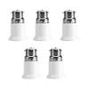 5pcs B22 Male to E27 Female Socket Base Bulb Adapter Converter Lamp Holders
