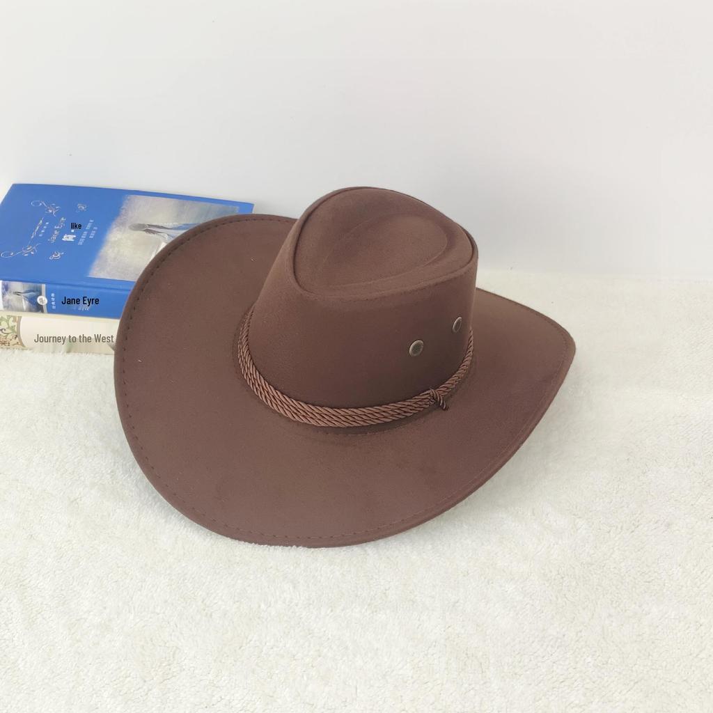 Vielseitiger Sonnenhut mit breiter Krempe - Reise- und Strand-Fedora im Cowboy-Stil