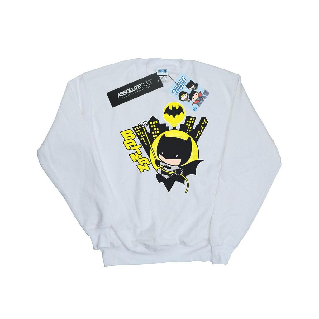 DC Comics Girls Chibi Batman Swinging Sweatshirt