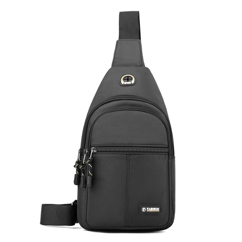 Men's Chest Bag 2024 New Casual Fashion Shoulder Bag Male Hand Crossbody Korean Cycling Backpack