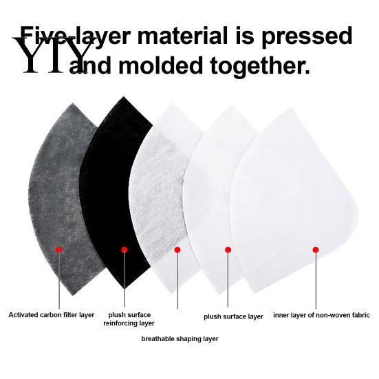 Construction Dust Mask Cycling Face with Filter & Breathing Valve, Reusable Carbon Woodworking Protective Goggles, Lightweight Protection Shield