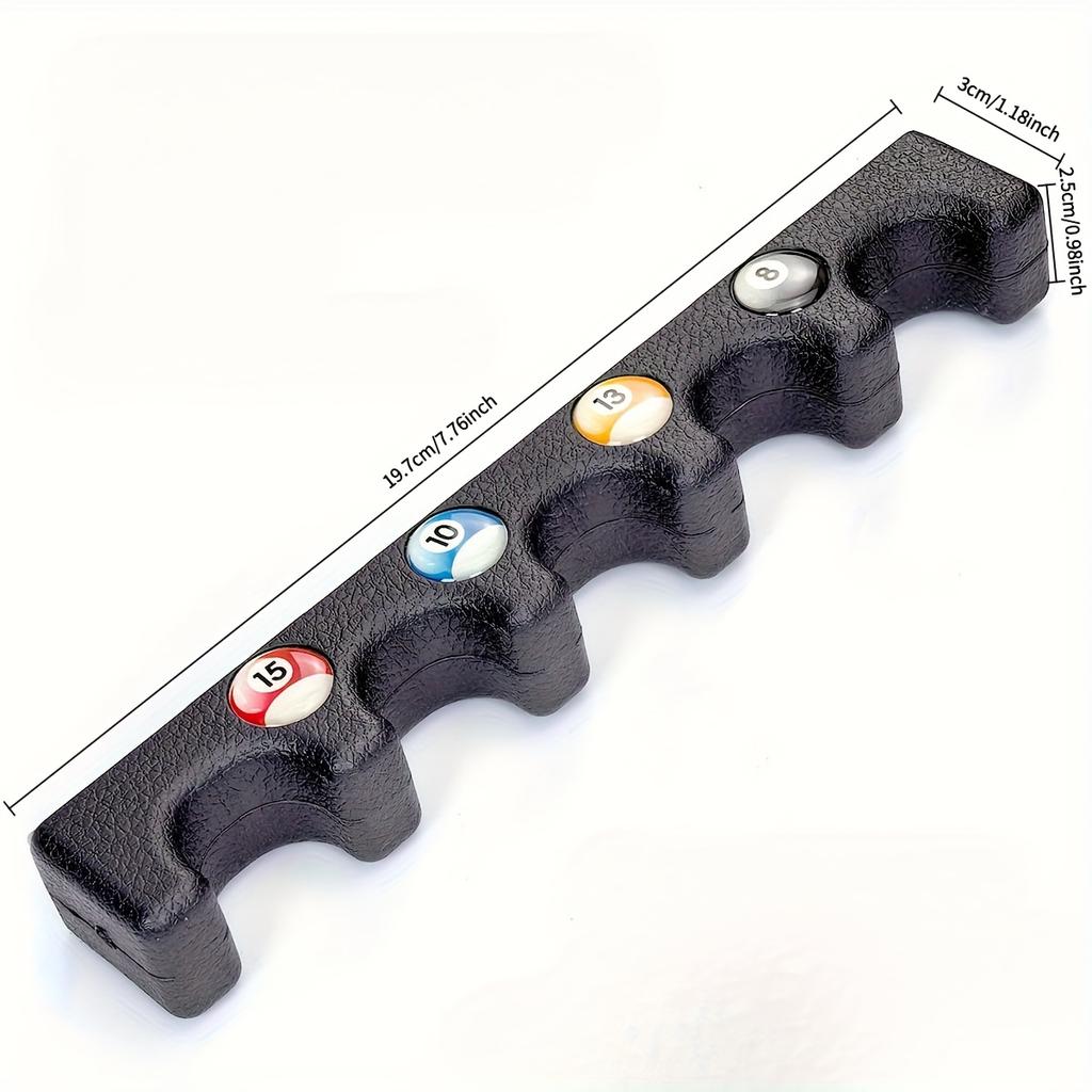 4 Hole 5 Hole Billiard Cue Rest Self-Adhesive Pool Cue Holder