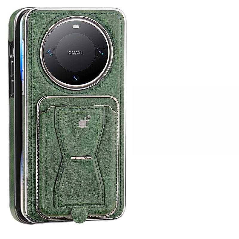 Kartenfachhalterung Geeignet für Huawei Mate70pro Handyhülle Business M60 Vollpaket Sturzsicher Magnetische Adsorption M60por Lederhülle