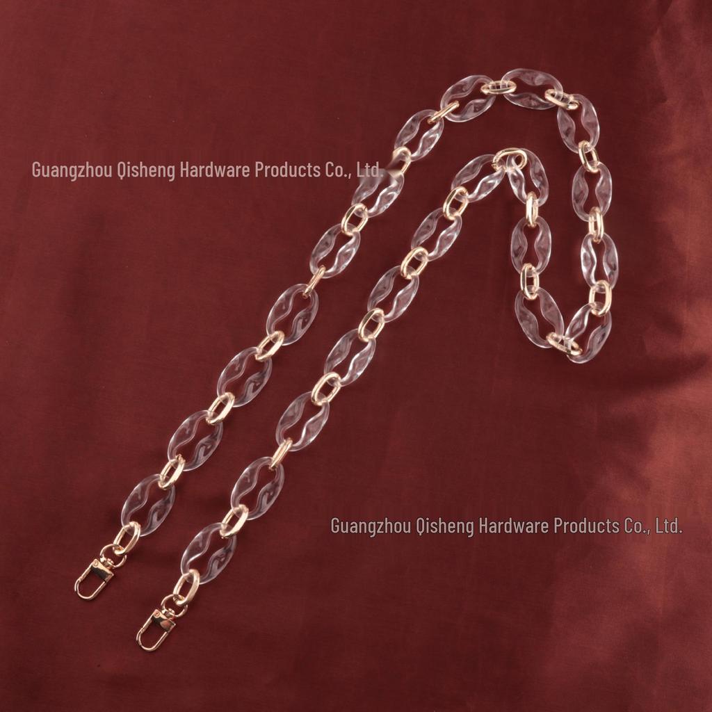 Versatile Retro Acrylic Resin Chain for Phone Case and Bag Accessories