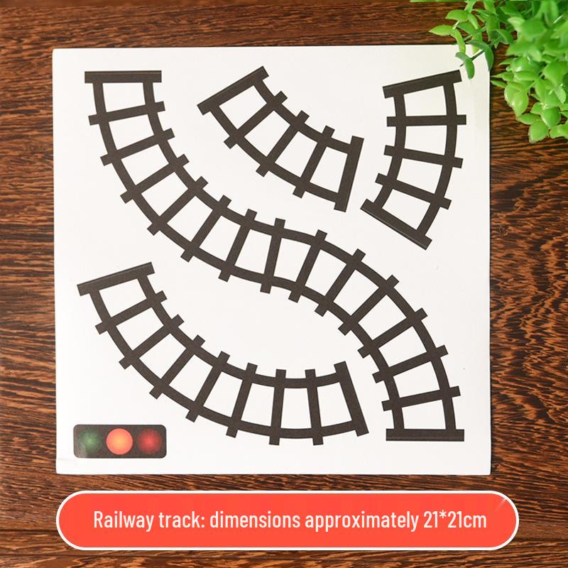 Traffic Track Stickers & Road Tape Set for Kindergarten DIY Playground Activities