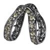 Rhinestone V-Shaped Mini Hair Clip for Women Small Fashion Anti-slip Metal High Ponytail Hair Claw Headdress Hair Accessories