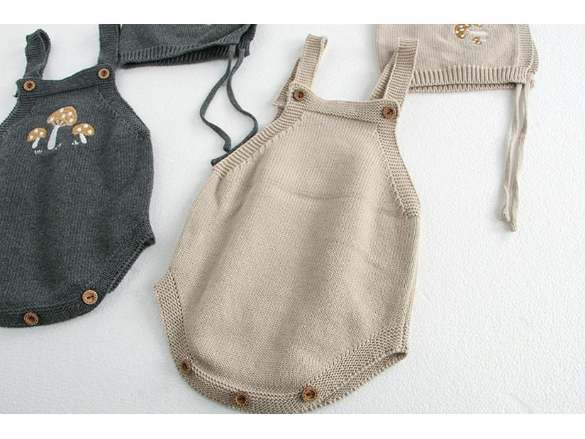 Unisex Baby Crawling and Toddler Clothes: Long-Sleeve Sweater Romper