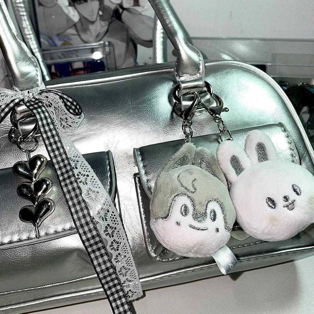 SKZOO FACE KEYRING SILVER Ver. - celebrATE
