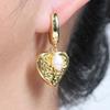 European & American Chic Irregular Heart Earrings: Sweet, Cool, High-End Style for Women