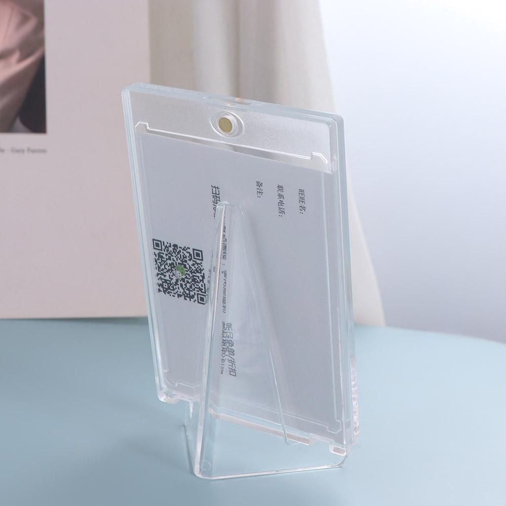 35PT Magnetic Card Holder Acrylic Cards Protectors Sports Star Cards Case  Sports Trading Card