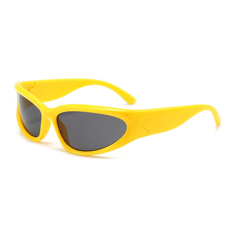 New Sports Punk Sunglasses Unisex Futuristic Oversized Fashion Cycling Sun Glasses UV400 Colorful Fashion Eyewear Glasses