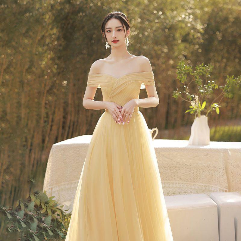 Mori Style 2025 Autumn Bridesmaid Dress: Elegant Fairy Evening Gown for Women’s Graduation and Special Occasions
