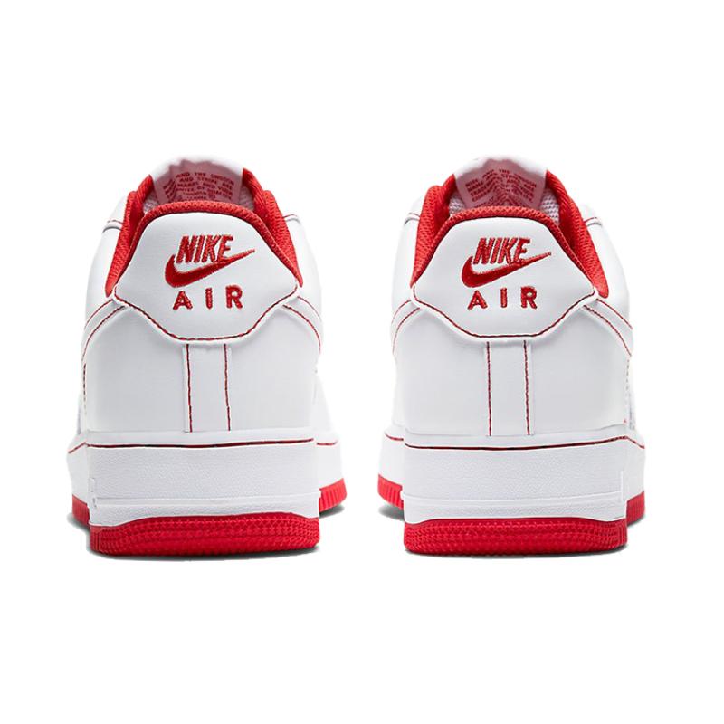 Nike Air Force 1 '07 'Contrast Stitch White University Red' Sneakers CV1724-100