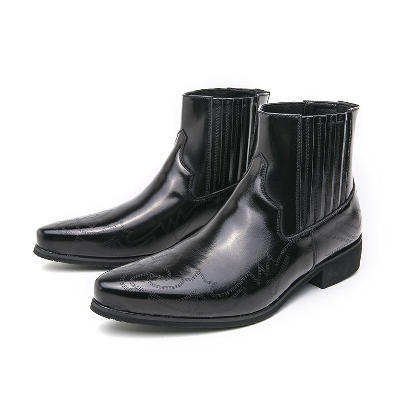 Módní kožené boty pro muže Pravá kůže Velké velikosti Boty Vysoká kvalita Designové Formální boty Ležérní boty Módní Business