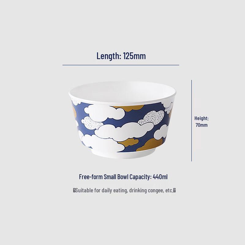 Jingdezhen Style 5-inch Ceramic Rice Bowl