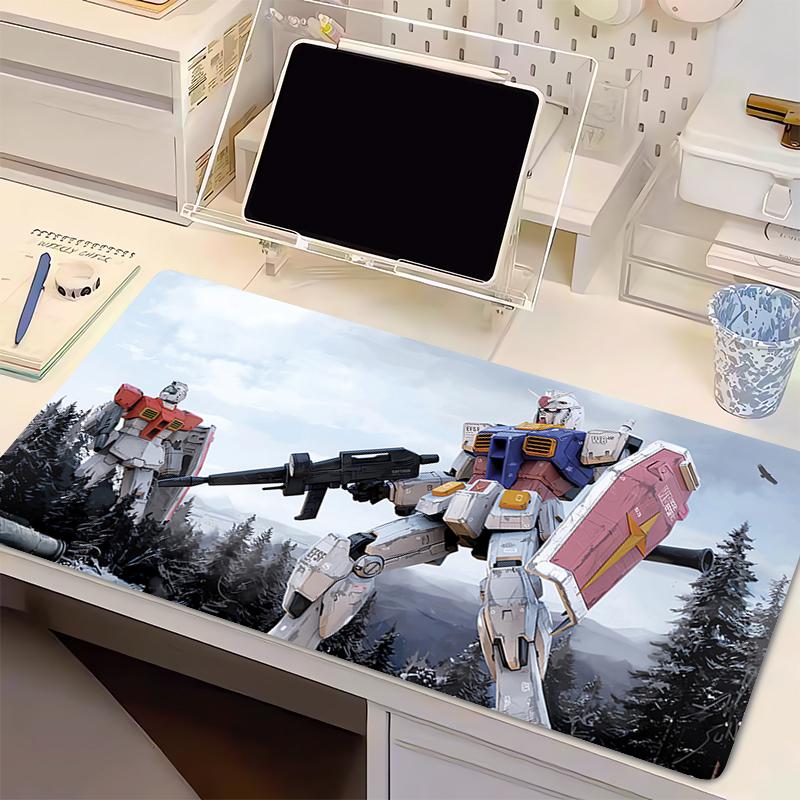 Anime Mouse Pad Mechanical Warrior RX Ggundam Gamer PC Computer HD Print Desk mat Keyboard xcm Gaming Mousepad Carpet