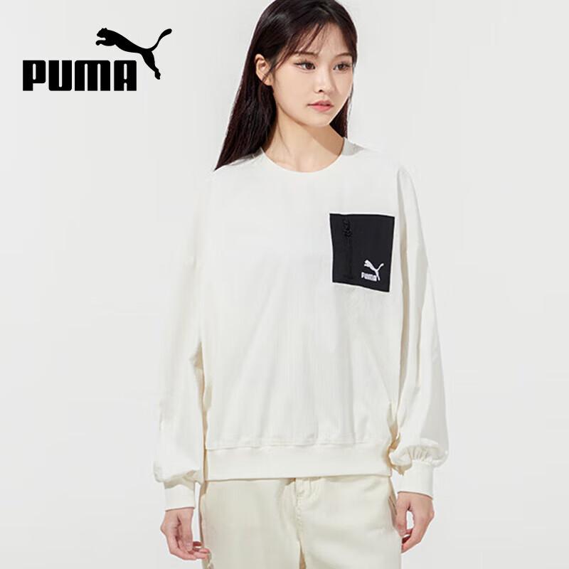 Puma Женский свитшот с круглым вырезом свободного кроя XL