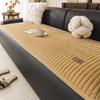 Solid Color Simple Versatile Flannel Sofa Cover Thickened Non-Slip Cushion Sofa Cover Cat Scratch Resistant Slipcover