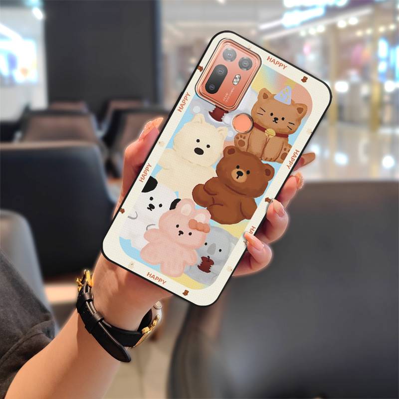Full Wrap Anti-dust Phone Case For HTC Desire 20 Plus/D20+ Durable Anti-knock TPU Phone Pouch Soft Case Waterproof Cute