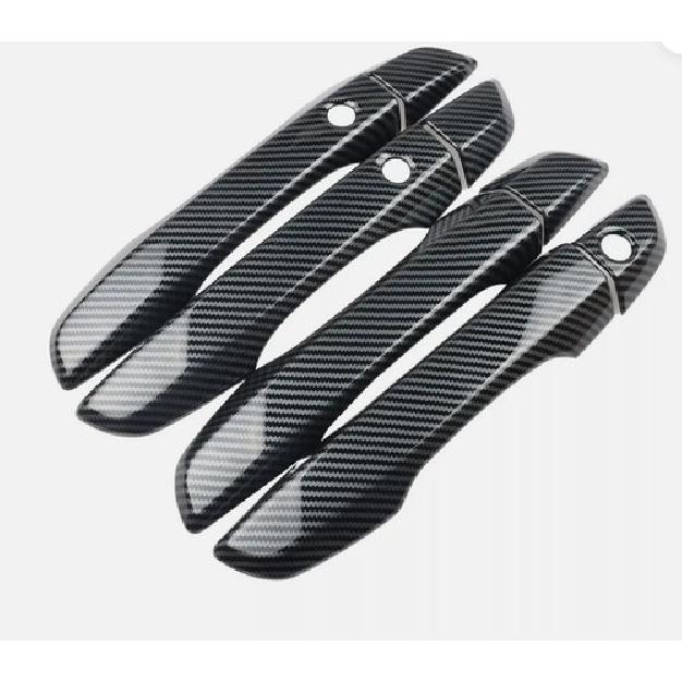 Carbon Fiber Door Handle Cover Trim For Honda Civic 10th 2016- Accessories