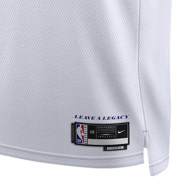 Nike NBA 2022-2023 Lakers No. 0 Westbrook Fan Edition Jersey Unisex Tops White DN2081-102
