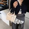 New straw bag high-end texture niche seaside season versatile messenger bag fashionable portable woven bag