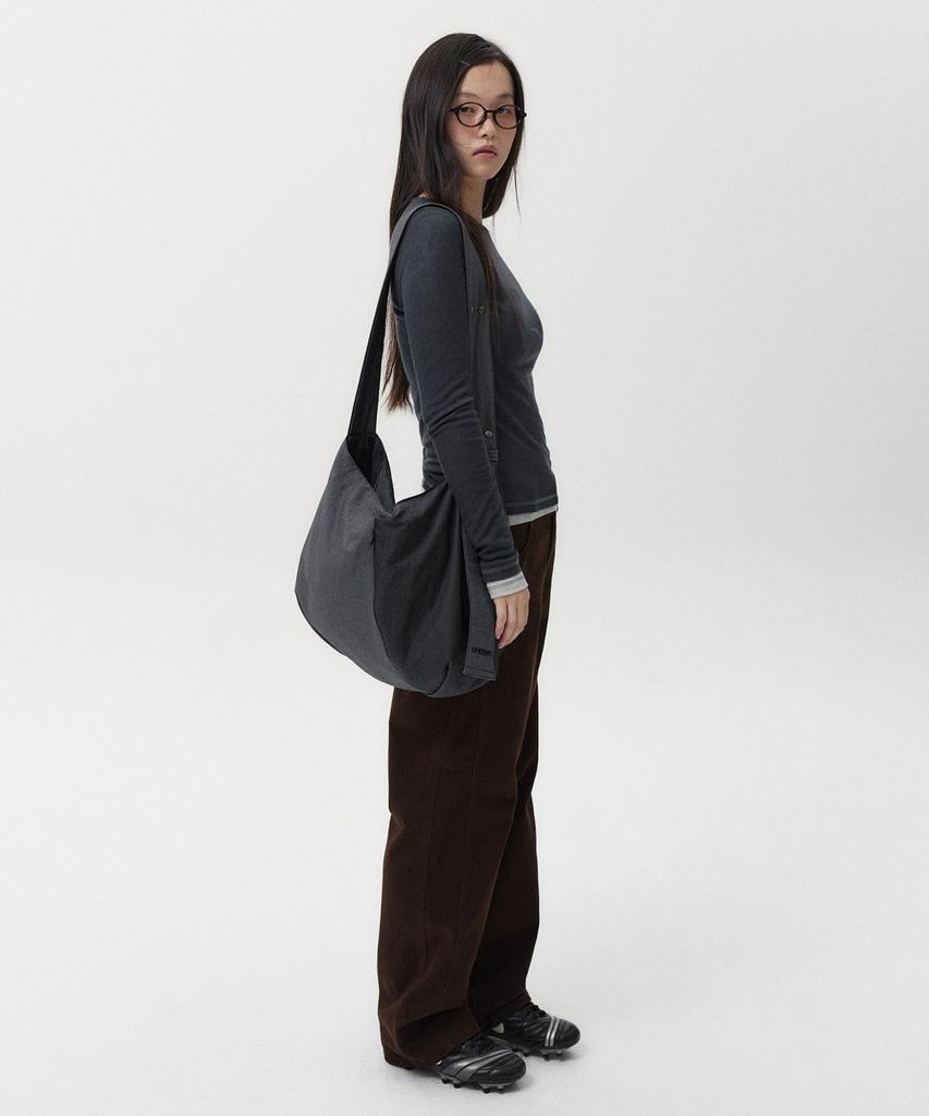 Ohesio Line Trace Long T-Shirt, Charcoal