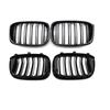 Car Front Bumper Grilles Kidney Racing Grill For BMW G01 X3 G02 X4 2018-21 Double Slat Replacement Grille Accessories