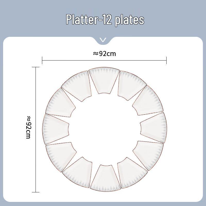 Peiersen Japanese Ceramic Serving Platter Set