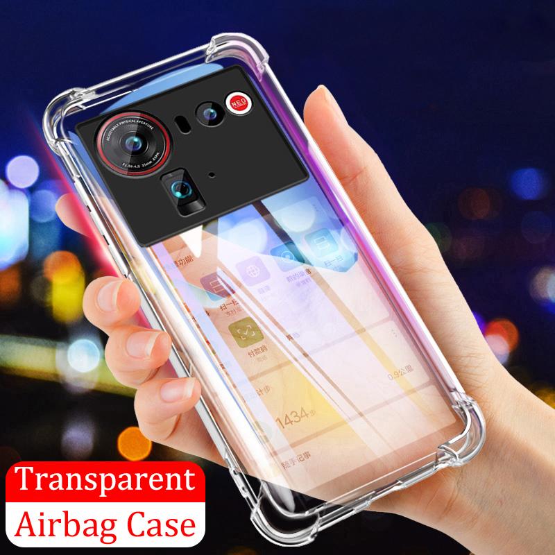For ZTE Nubia Z80 Ultra Case Air Protection Silicone Clear Transparent Shockproof Housing for ZTE Nubia Z80 Ultra Phone Casing